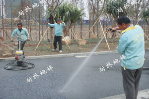 顺德万科水晶城露骨料混凝土透水地坪